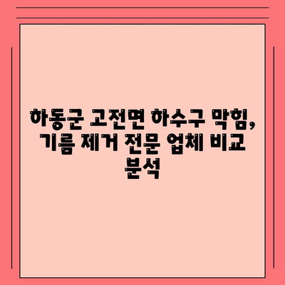경상남도 하동군 고전면 하수구막힘 | 가격 | 비용 | 기름제거 | 싱크대 | 변기 | 세면대 | 역류 | 냄새차단 | 2024 후기