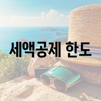 세액공제 한도
