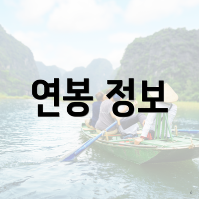 연봉 정보