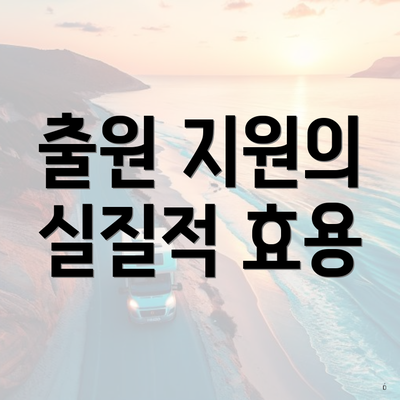 출원 지원의 실질적 효용