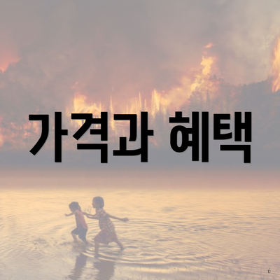 가격과 혜택