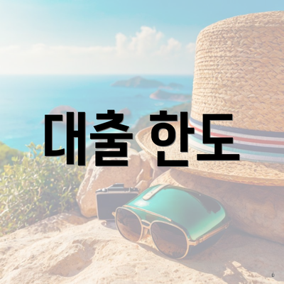 대출 한도