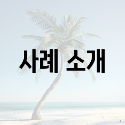 사례 소개