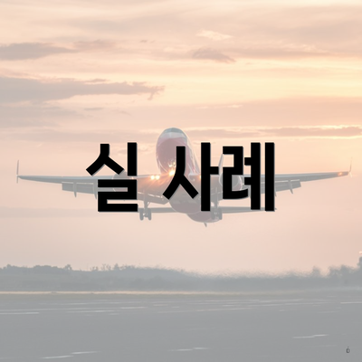 실 사례