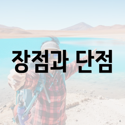 장점과 단점