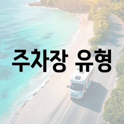 주차장 유형