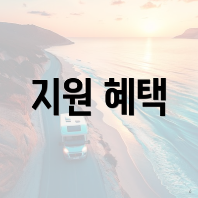 지원 혜택