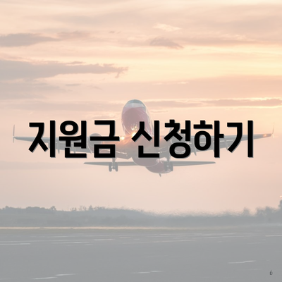 지원금 신청하기