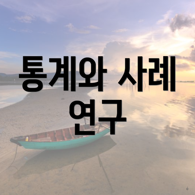 통계와 사례 연구