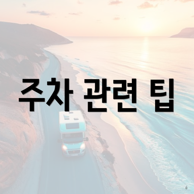 주차 관련 팁